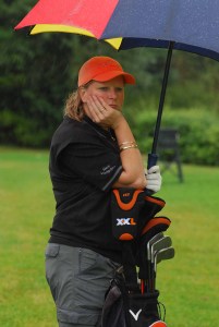 Unhappy fair weather golfer