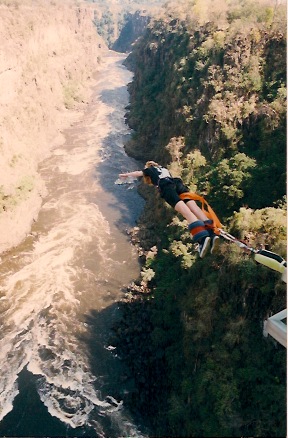 Bungee Jumping at Victoria Falls