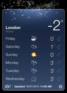London's Big Freeze