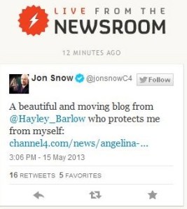 Jon Snow Channel 4 News